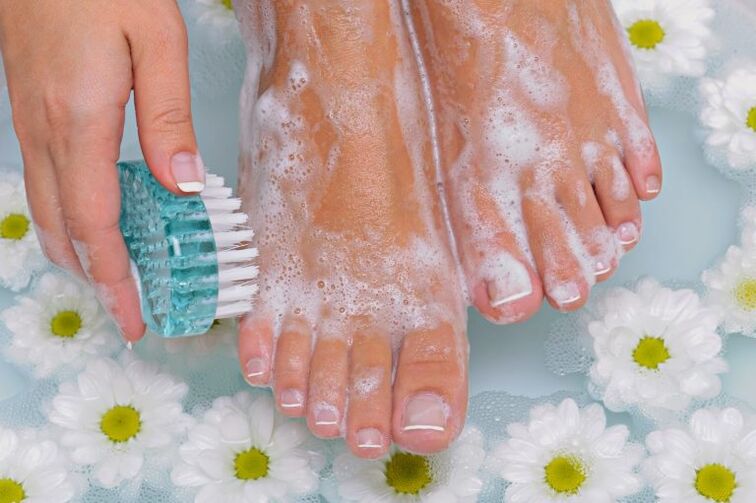 Baño de pés